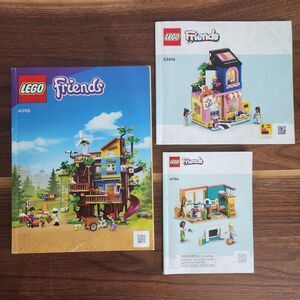 Lego Friends Instruction Manuals Book ONLY Lot Of 3 41703 42614 41754